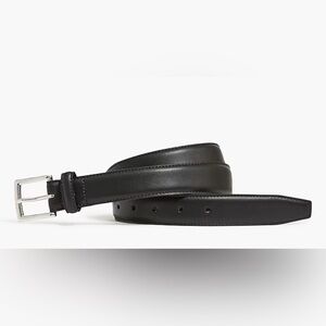 J. Crew Classic Black Dress Belt Size 32